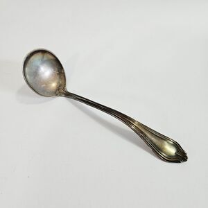 Antique American Silver Co ASCO Silver Plate Monticello Pattern 1907 Sauce Ladle